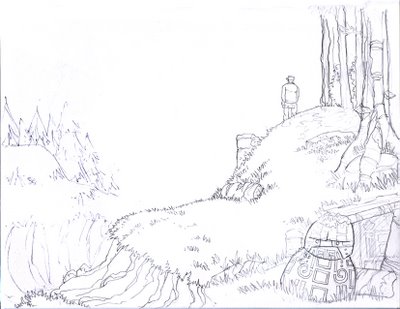 Sketch Of Forest